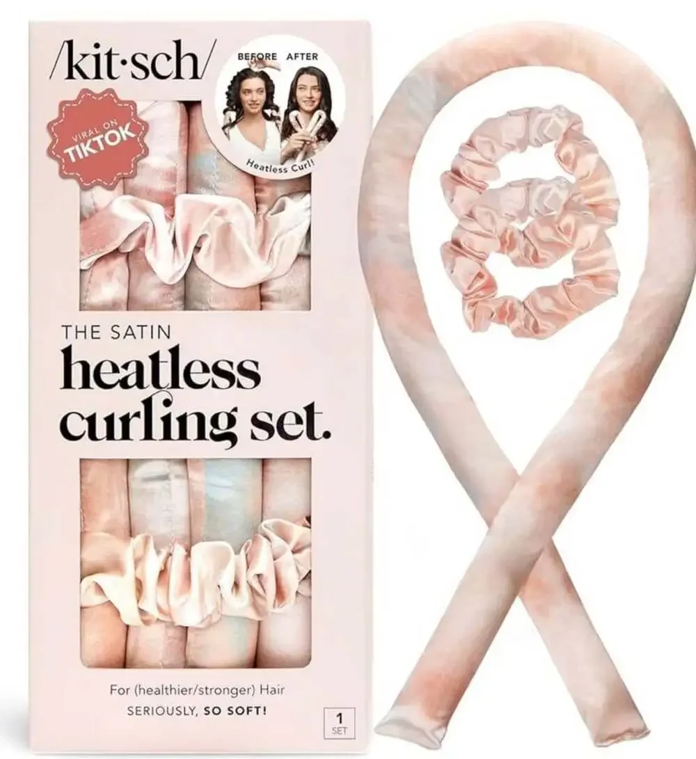Kit•sch Satin Heatless Curling Set